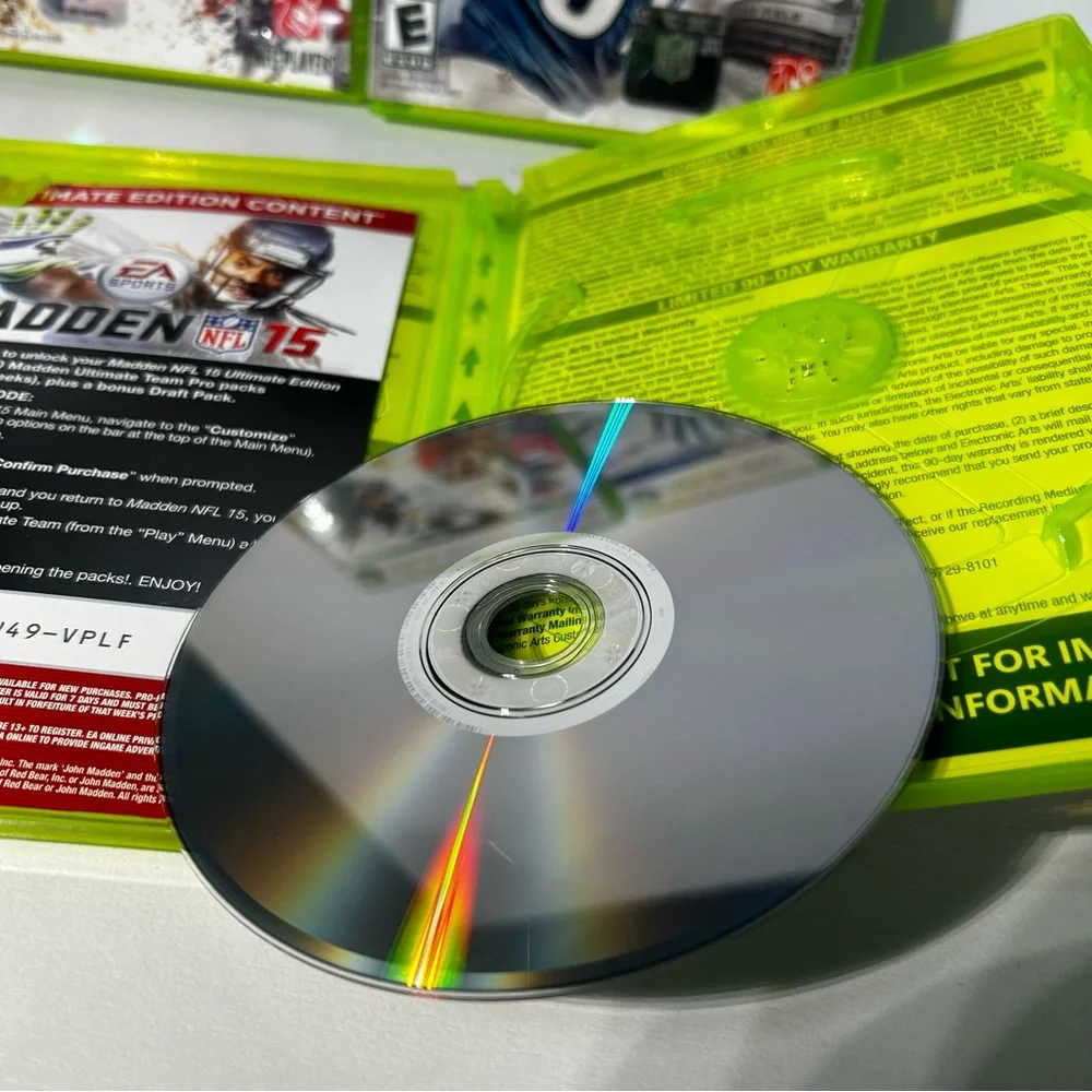 Madden NFL 10,12,15,25 (Microsoft Xbox 360) Lot of 4 **UNTESTED**